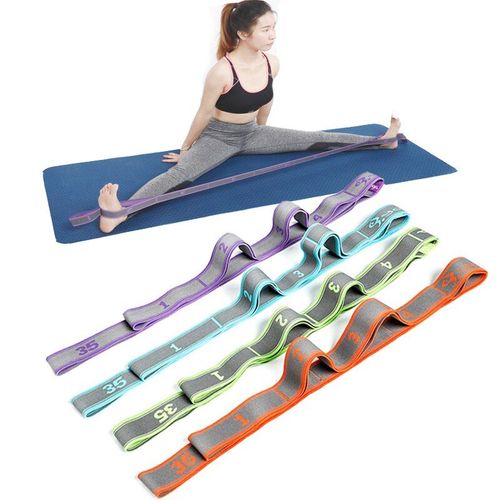 Bande De Résistance Pour Yoga, Pilates, Ceinture Élastique En Polyester Et Latex Pour Les Danses Latino-Américaines