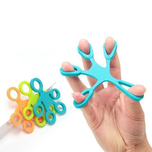 Silicone Hand Trainer Finger Exerciser Finger Grip Musculation Finger Stretch Soulager Les Douleurs Au Poignet Et À L'avant-Bras