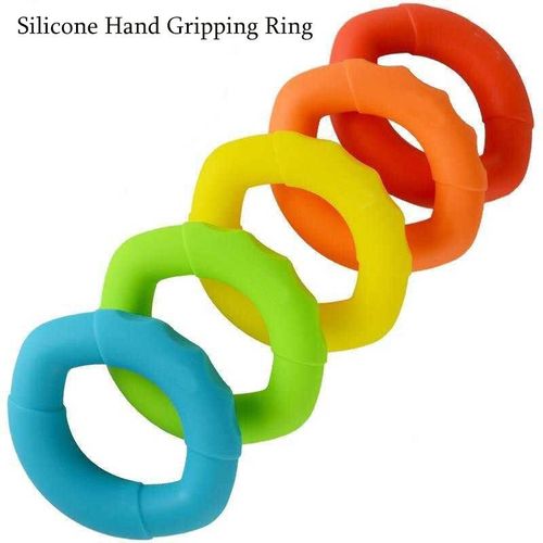 Réglable Silicone Main Grip Doigt Anneau Avant-Bras Entraîneur Muscle Workout Gym Fitness
