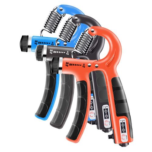 R Forme Réglable Main Grip Fitness Force Comptage Expander Exercice Sports Printemps Doigt Grip Renforcement Force
