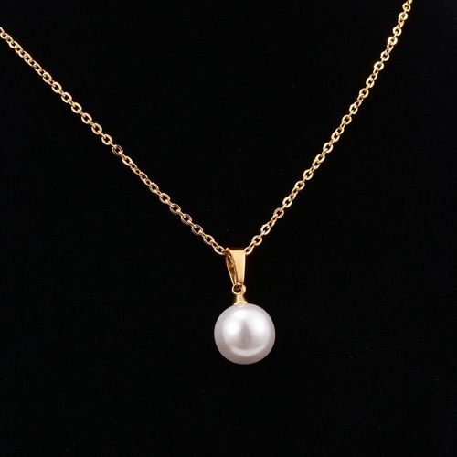 Bijoux Femme Collier De Perles Femme Rose Or Rose Or Collier D'or Chaîne Osseuse