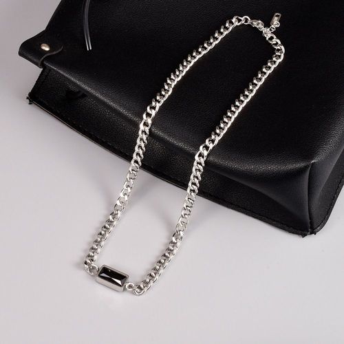 Bijoux Femme Black Diamond Chain Collier Woman