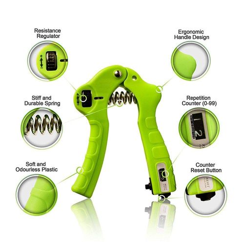 Fitness Hand Grip Enhancer Counter Workout Équipement De Rééducation Du Poignet Forearm Trainer Grip Training