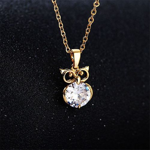 Golden Silver Owl Girl Collier Chain
