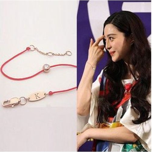 Bijoux Femme Bracelet En Zircon Bracelet En Diamant Simple Bracelet À Corde Rouge Bracelet Pour Femmes