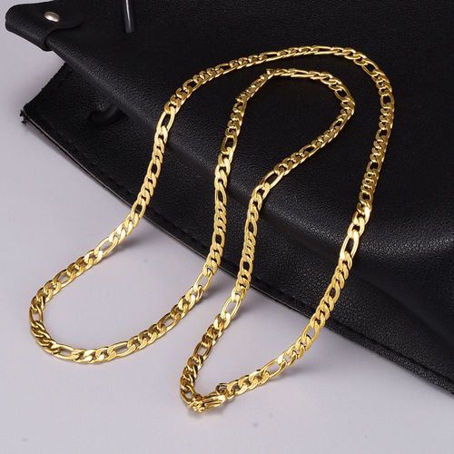 Collier Femme Chaîne Non Pendentive Collier D'or Moyen