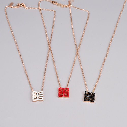 Collier En Or Rose Incrusté De Diamants Cardan Collier Féminin À Chaîne Courte Collier