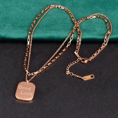 Rose Kim Jong - Fong Lucky Double - Layer Collier Women's Chain