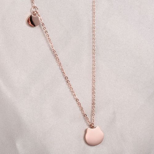 Collier D'or Rose Irrégulier De L'ours