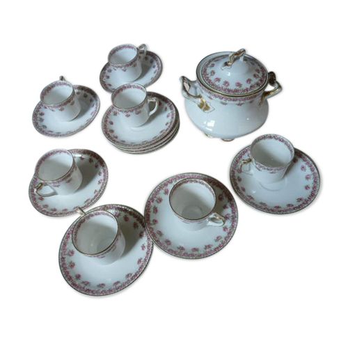 Haviland Limoges Service Caf Multicolore