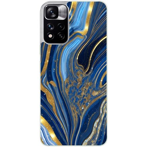 Coque Pour Redmi Note 11 4g Et 11s Marbre Bleu Agathe