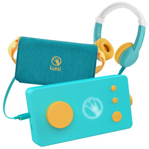 Lunii - Pack Nomade Ma Fabrique À Histoires - Modèle 3, Casque Octave Assorti Et Ma Pochette, Boîte À Histoires Pour Les Enfants De 3 À 8 Ans Avec Housse De Transport