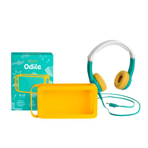 Lunii - Pack Accessoires Pour Ma Fabrique À Histoires - Casque Audio Octave Et Coque De Protection Odile Jaune