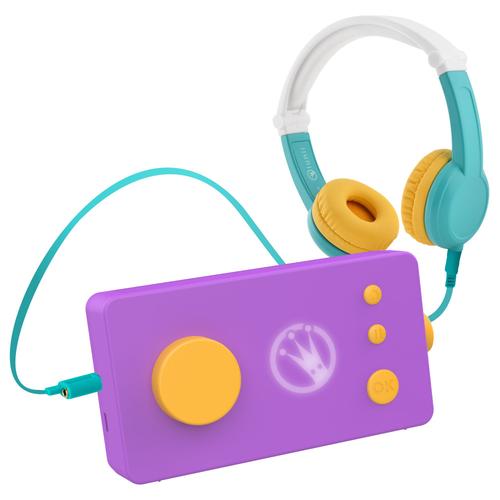 Lunii - Pack De Voyage Ma Fabrique À Histoires Violette Et Octave - Boîte À Histoires Avec Casque Octave Audio Enfant - Livre Audio De 24 Histoires Interactives Inclus - Nouveau Modèle