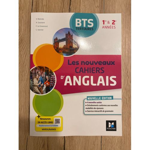 Manuel Bts Les Nouveaux Cahiers D’Anglais - Édition Foucher - Parfait État 