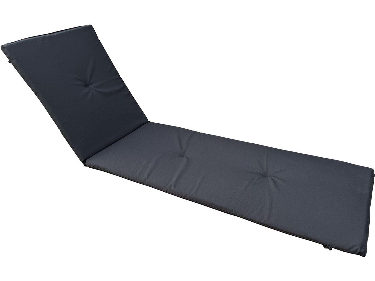 Coussin Pour Bain De Soleil En Bois Exotique - Noir