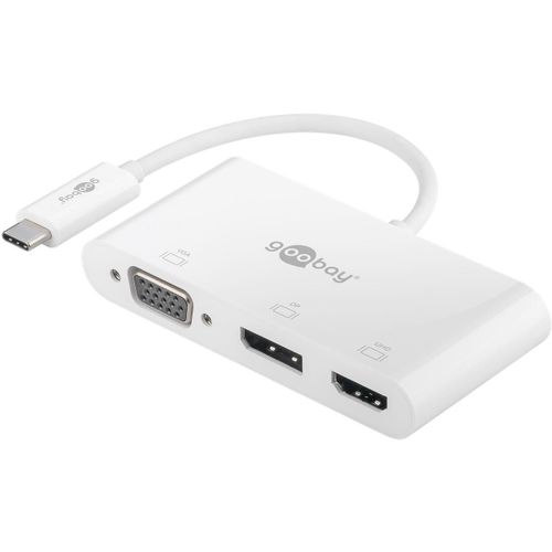 Goobay Adaptateur USB-C¿ multiport VGA+DisplayPort+HDMI¿