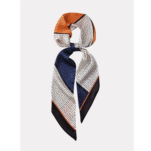 Bande Étroite Et Longue De L'écharpe De Soie Femmes Décoratives Angle Pointu Attaché Sac Ceinture De Taille #Lvg1323