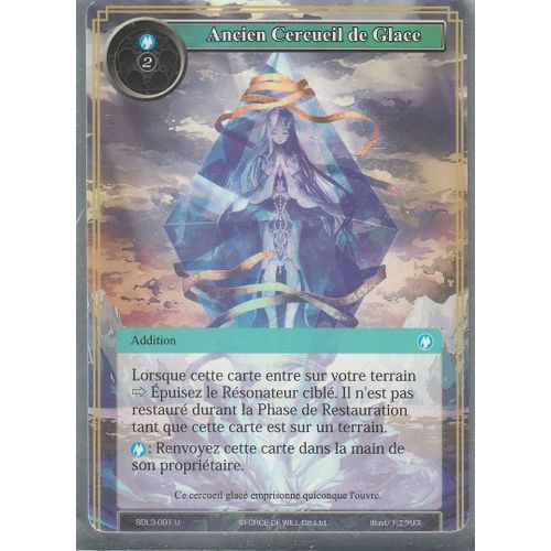 Carte Force Of Will - Ancien Cercueil De Glace - Sdl3-001