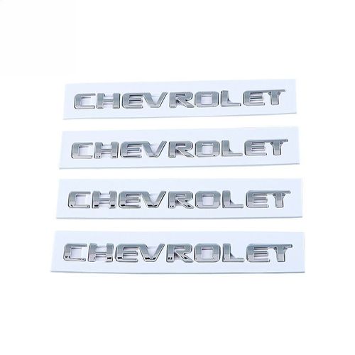 Abs Chevrolet Facelift Voiture Chevrolet Queue Mark Marque De Queue De Voiture En Plastique Électrolytique (Argent)