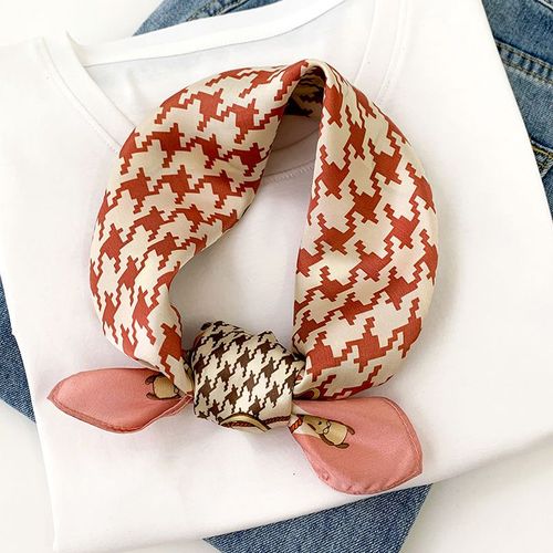 100% Soie De Mûrier Protection Solaire Foulard En Soie Femmes Soie Petit Carré Foulard #Lvg2540