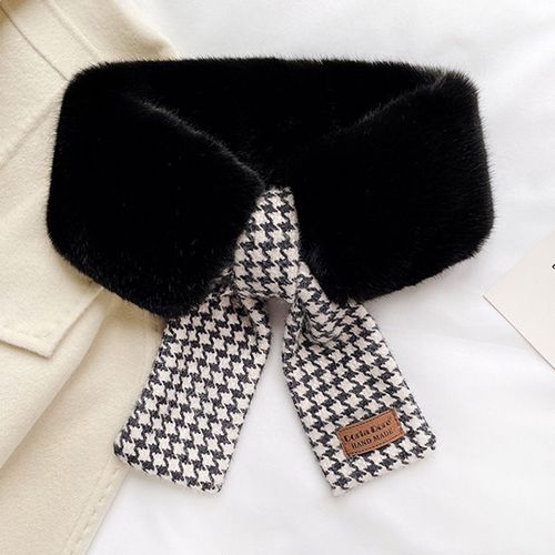 Écharpe Chaude En Fausse Fourrure De Lapin Écharpe Décorative À Col Fourré Pour Femmes #Lvg2723