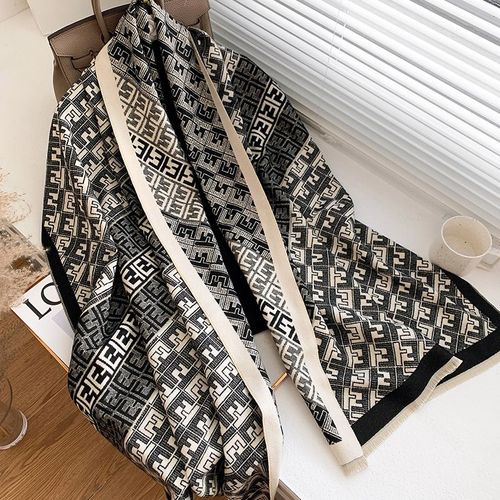 Faux Cachemire Décoré Réversible Grand Châle Écharpe Chaude Foulard #Lvg2778