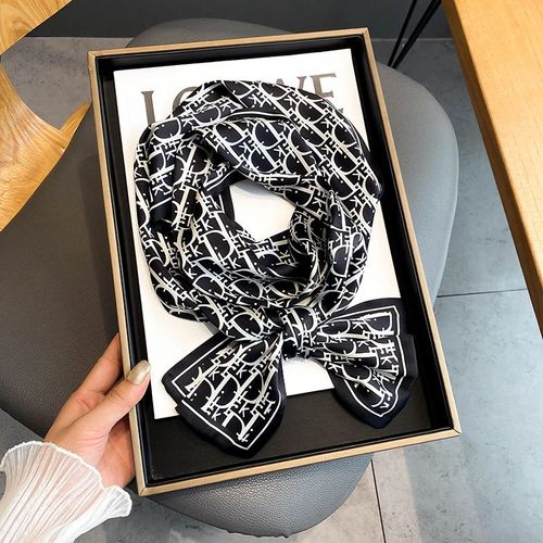 Faux-Filet De Soie Petit Foulard De Soie Femmes Sac De Cravate Décoratif Écharpe Chaude #Lvg3107