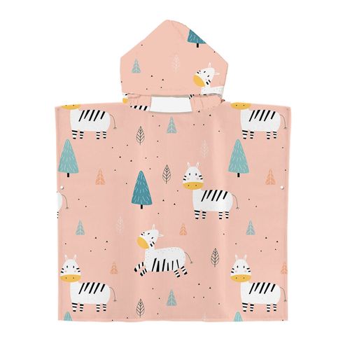 Serviette De Plage Avec Capuche, Couverture De Plage Légère, Anti-Sable Et À Séchage Rapide-Motif De Petit Mignon,75x110cm Adulte Lvv2362