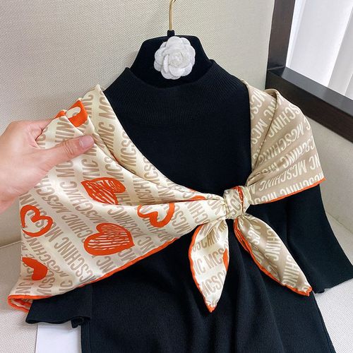 Lettres Anglaises 90 Grand Foulard Carré Femmes Châle De Protection Solaire Décoratif Sarong Foulard En Soie Femmes #Lvg3509
