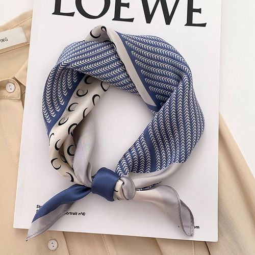 Petit Foulard Carré En Soie Foulard Décoratif Féminin Foulard En Soie De Mûrier #Lvg3761