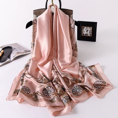Carriage Warm Simulation Silk Scarf Women Shawl Sarong Scarf #Lvg3925