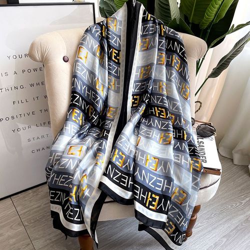 2022 Foulard En Soie Châle Sarong Pour Femmes Foulard En Soie Monogramme #Lvg4612