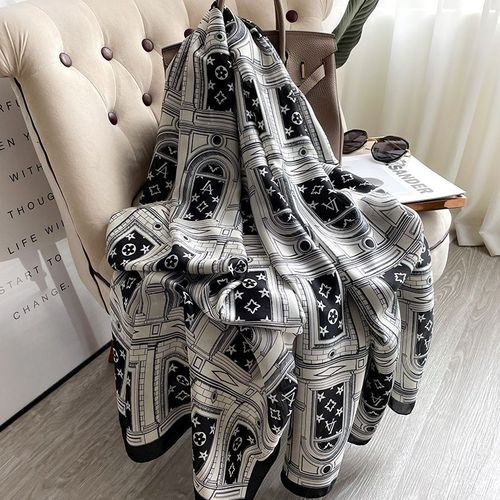 2022 Foulard En Soie Châle Pour Femmes Foulard Décoratif Imprimé Sarong Foulard De Plage #Lvg4606