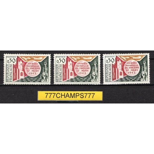 Journée Mondiale Du Théâtre. 1962. Y & T 1334