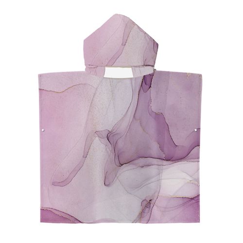 Serviette De Plage Avec Capuche, Couverture De Plage Légère, Anti-Sable Et À Séchage Rapide-Motif De Tie-Dye,70x90cm Enfants Lvv3919