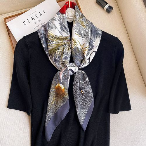 Tarot Décoré 90 Foulard Carré Foulard De Protection Solaire En Sergé Pour Femmes Foulard Sarong #Lvg5535