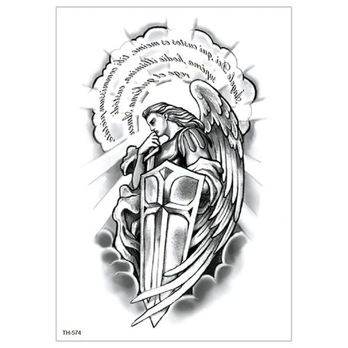 12pcs Autocollants De Tatouage Imperméables Chevalier Guerrier Dieu De La Guerre Guan Yu Zhang Fei Autocollants De Tatouage De Transfert D'eau M804 