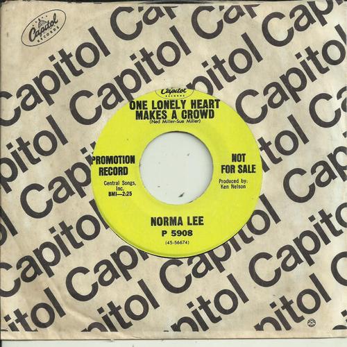 Norma Lee : One Lonely Heart Makes A Crowd (Ned Miller - Sue Miller) 2:25 / Cheated (Ned Miller - Sue Miller) 2:26