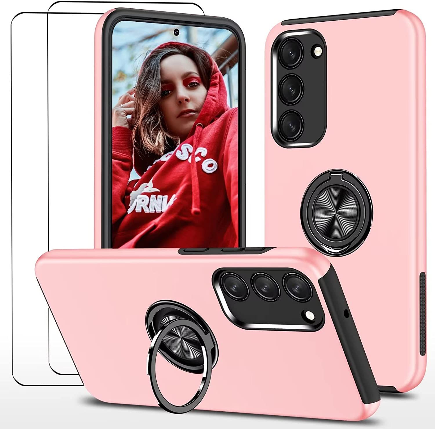Coque Pour Samsung Galaxy S23 Plus/S23+ 5g + 2 Verre Tremp,...