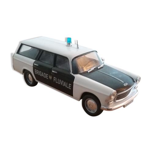 Peugeot 404 Break Vitre Police Fluviale Blanc