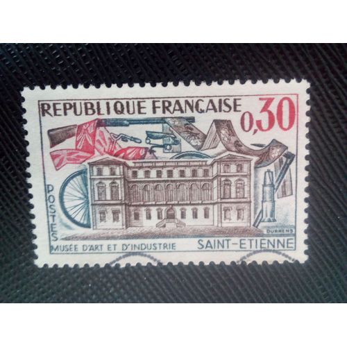 Timbre France Y T 1243 Musée D'art Et D'industrie De Saint-Etienne 1960 ( 060207 )
