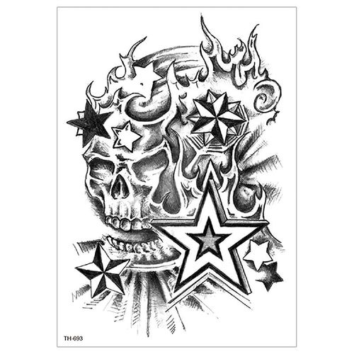 12pcs Autocollants De Tatouage Imperméables Chevalier Guerrier Dieu De La Guerre Guan Yu Zhang Fei Autocollants De Tatouage De Transfert D'eau M9110 