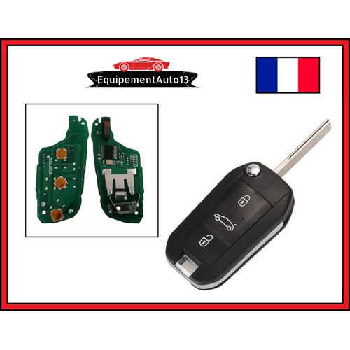 Clé Télécommande Vierge Peugeot 208 308 408 2008 3008 5008 Id46 Avec Électronique À Programmer