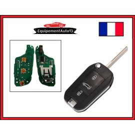 Clé Télécommande Vierge Peugeot 208 308 408 2008 3008 5008 Id46 Avec Électronique À Programmer