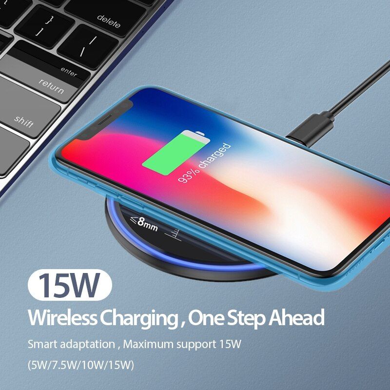 Chargeur Sans Fil Rapide Fdgao Usb C 15w Pour Xiaomi Mi 10 9... - 2