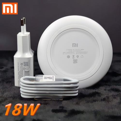 Chargeur Sans Fil D'origine Xiaomi 18w Qi 9v 2a Chargeur Rapide Pour Mi 10 9 Mix 3 2s Pour Iphone X Xr