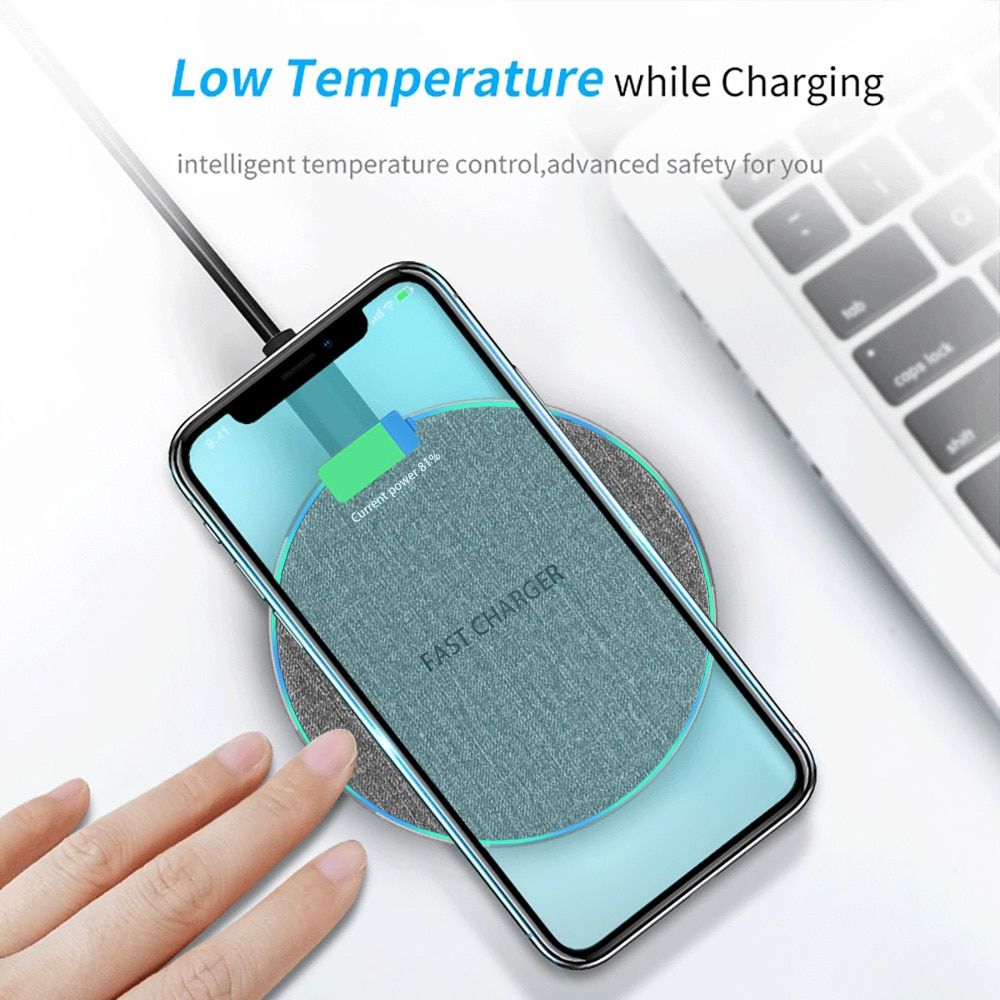 Chargeur Sans Fil Qi Usb Type-C 30w Pour Iphone 13, 12, 11, ... - 2