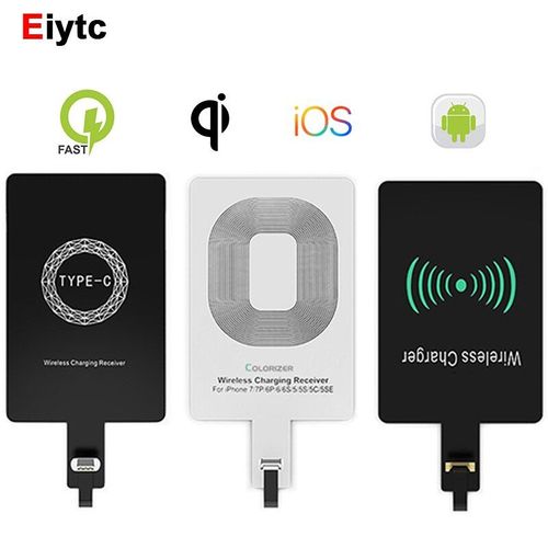 Chargeur Sans Fil Qi Pour Iphone/ Samsung/ Huawei/ Xiaomi, Micro-Usb/ Type-C