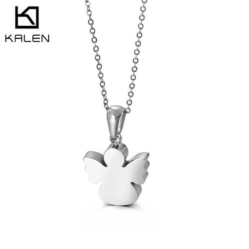 Collier Ange Collier En Acier Titane Chaîne De La Clavicule Des Femmes Peut Être Lvn140